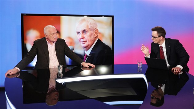 Exprezident Vclav Klaus komentuje vtzstv Miloe Zemana v druhm kole prezidentskch voleb. (27. ledna 2018)