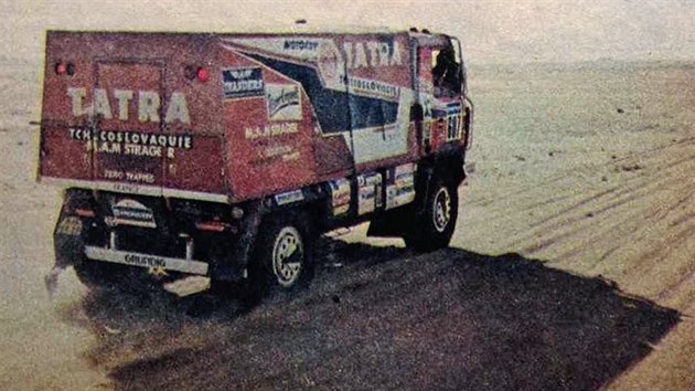 Tatra pi triumfu na Rallye Dakar ped ticeti lety.