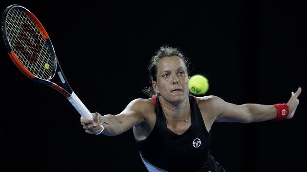 TOHLE MM. Barbora Strcov v osmifinle Australian Open.