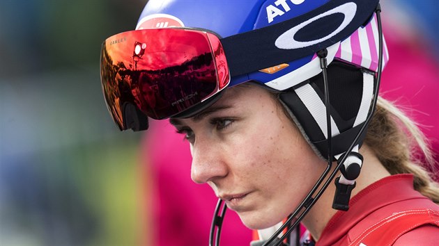 Zklaman Mikaela Shiffrinov po slalomu v Lenzerheide.