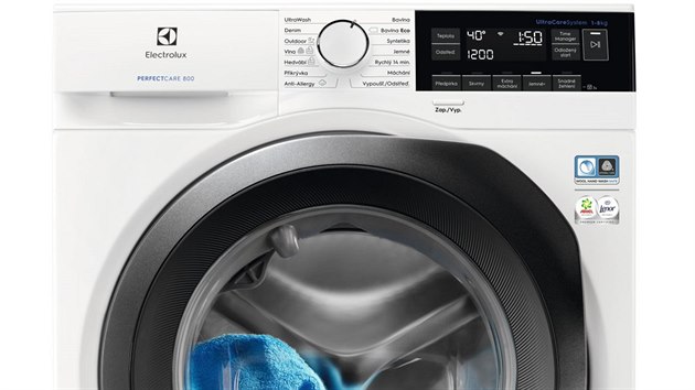 Cena pro velkou rodinu, pračka Electrolux, model v hodnotě 17 635 Kč, který umožňuje vyprání až 8 kg prádla.