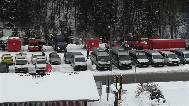 Zchrana 2018. Cvien Integrovanch zchrannch sloek na Doln Morav. 24.1. 2018