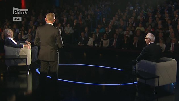 Na Primě odstartoval první televizní duel prezidentských kandidátů