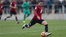 POPRVÉ V AKCI. Spar�anský zálo�ník Nicolae Stanciu v p�ípravném utkání proti...