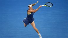 Caroline Wozniacká ve finale Australian Open.