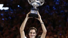 Roger Federer poesté ovládl Australian Open.