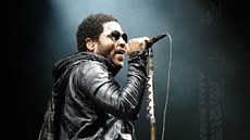 Lenny Kravitz v roce 2009 na brnnském velodromu