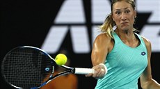 eka Denisa Allertová v Melbourne hrála o tvrtfinále Australian Open proti...