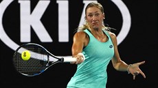 eka Denisa Allertová v Melbourne hrála o tvrtfinále Australian Open proti...