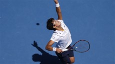 Korejský tenista ong Hojn ve tvrtfinále Australian Open.
