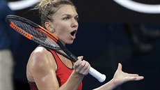 Simona Halepová na loském Roland Garros. 