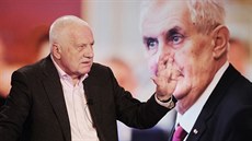 Exprezident Václav Klaus komentuje vítzství Miloe Zemana v druhém kole...