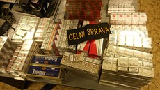 Desítky tisíc nelegálních cigaret z havíovské trnice.
