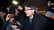 Katalánský expremiér Carles Puigdemont piletl do Dánska. (22. ledna 2018)