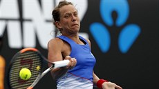 Barbora Strýcová bhem 3. kola Australian Open.