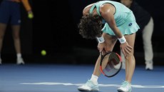 panlsk tenistka Carla Surezov Navarrov ve tvrtfinle Australian Open.