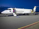 Tímto typem letadla Bombardier Canadair Regional Jet 200 piletí 30.1.2018 do...