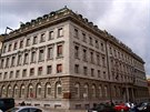 Petschkv palác v Praze na nároí ulic Politických vz a Washingtonova. Tuto...