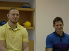 Judisté Luká Krpálek a Pavel Petikov mladí pedstavili judo kolákm v Peci...