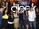 Herci ze seriálu Glee: Kevin McHale, Jenna Ushkowitzová, Amber Riley, Dianna...