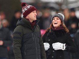 Thotná vévodkyn Kate a princ William na návtv védska (Stockholm, 30....