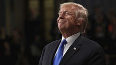 Donald Trump pednesl z kongresové tribuny poselství o stavu unie (31. ledna...