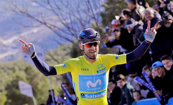 Alejandro Valverde v závodu Kolem Valencie.