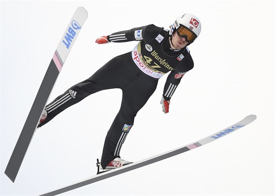 Norský skokan na lyích Daniel Andre Tande vyhrál závod ve Willingenu.