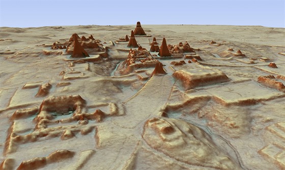 Digitální 3D snímek pomohl archeologm odhalit zíceniny z dom mayské...