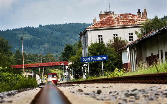 Nádraí v Dolní Poustevn.