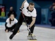 Alexandr Kruelnickij z ruskho tmu v curlingovm zpolen smench dvojic