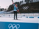 Veronika Zvaiová pi tréninku na zimní olympijské hry v Pchjongchangu
