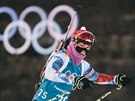 Veronika Vítková bhem tréninku ped zimními olympijskými hrami