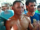 Saenchai na fanoukovském snímku na legendárním stadionu Lumpini