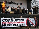 Gruzínský exprezident Michail Saakavili na akci svých píznivc v Kyjev. (4....
