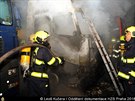 Hasi�i zasahovali u po��ru kamionu, �koda se vy�plhala do milion� (06.02.2018)