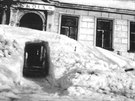 Do koly se v zim 1941 chodilo snhovým tunelem