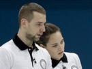 Anastasia Bryzgalovová a Alexandr Kruelnickij zastupují v curlingových...