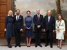 Norská korunní princezna Mette-Marit, korunní princ Haakon, vévodkyn z...