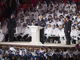 SLOVO OD PEDSEDY. Thomas Bach, pedseda Mezinárodního olympijského výboru, ve...