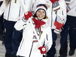 EVA VLAJKONOKA. Za ínskou výpravou se vydala na stadion také eská. Potetí v...