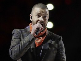 Zpěvák Justin Timberlake byl hlavní hvězdou vystoupení během přestávky Super...
