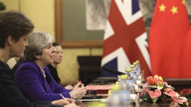 Britská premiérka Theresa Mayová se při návštěvě Číny setkala s prezidentem Si Ťin-pchingem