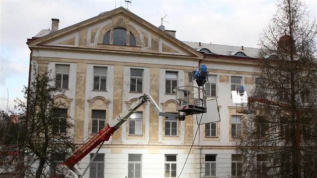 Nat��en� druh� �ady seri�lu Rapl v prostor�ch Karlovarsk� krajsk� nemocnice.