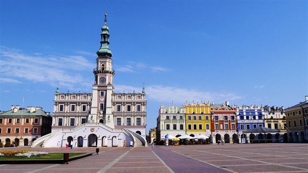 Zamość - Rynek Wielki (hlavní náměstí)