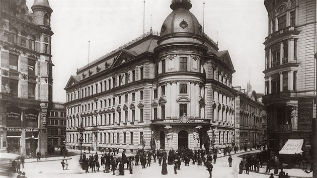 Hambursk budova na snmku z roku 1892