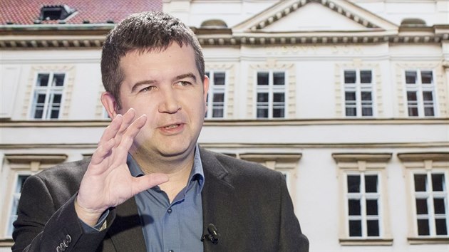 Místopředseda ČSSD Jan Hamáček v diskusním pořadu iDNES.cz Rozstřel. (6. února 2018)