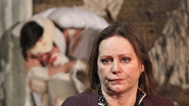 Alena Sasínová-Polarczyk v jedné z divadelních her