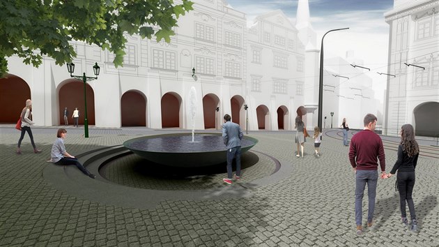 Vizualizace budoucí podoby Malostranského náměstí