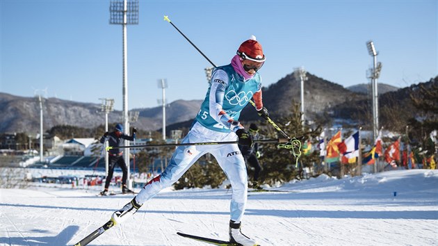 esk biatlonistka Veronika Vtkov na pedolympijskm trninku v Jin Koreji
